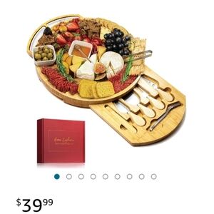 Charcuterie Board Set with Cutlery